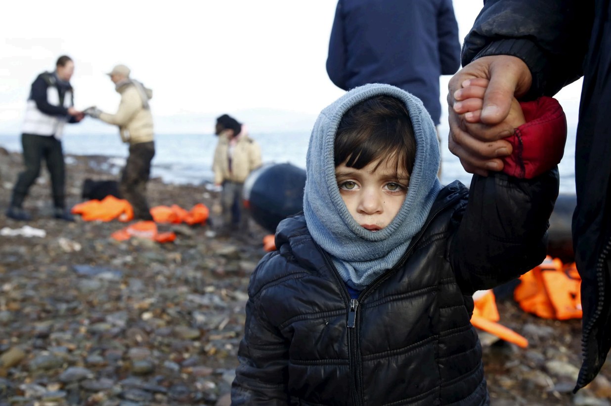 Artwork accompanying the refugee mental-health article on THINQ's Medium publication